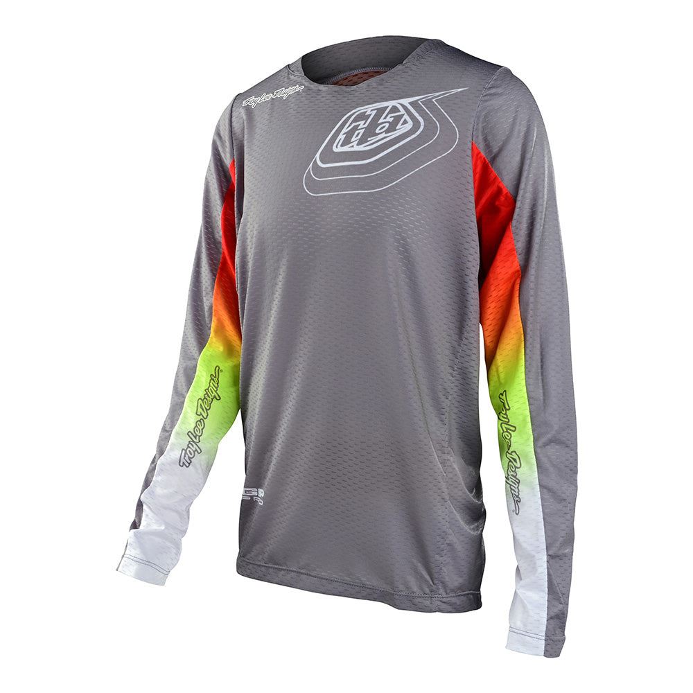Troy Lee Designs 2024 Youth GP Pro Air Jersey Richter Silver Fire